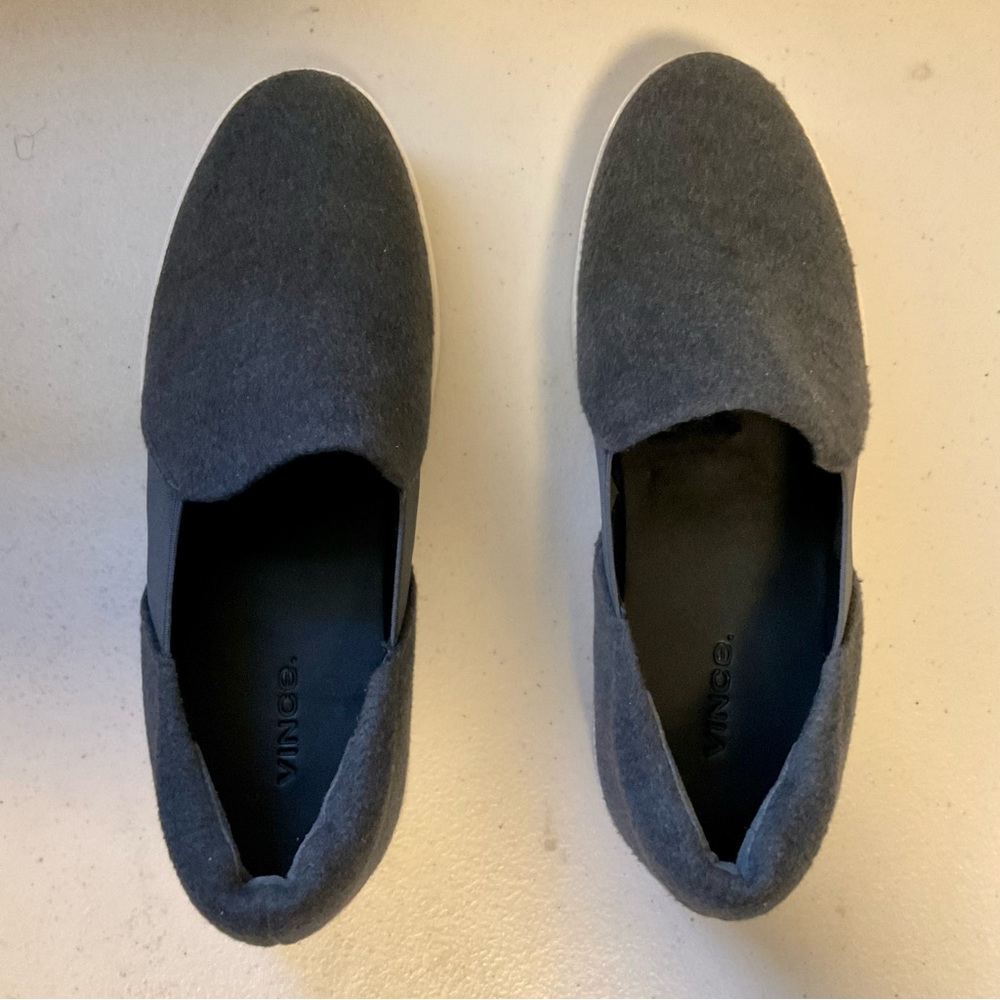 Vince Charcoal Slip-On Sneakers - Picture 6 of 9